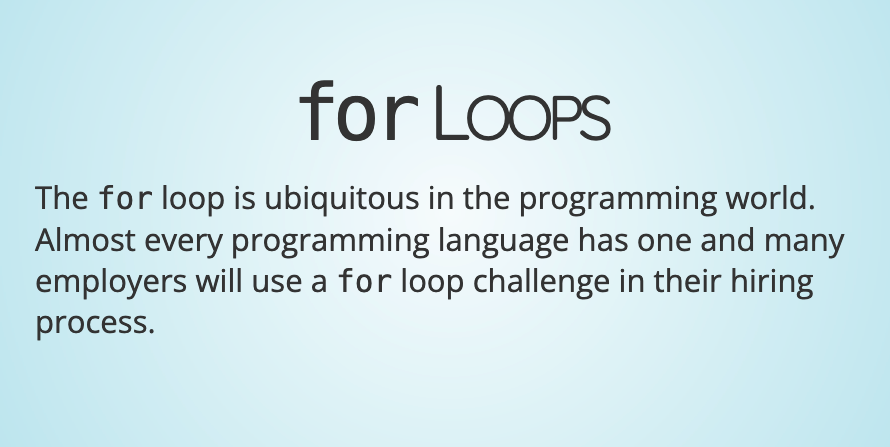 Slides: Javascript Loops